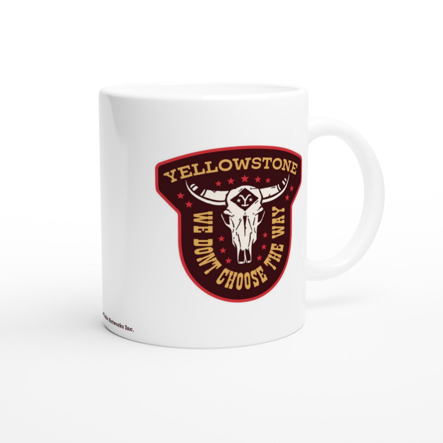Official Yellowstone Mug - We Dont Choose The Way - 330ml White Mug