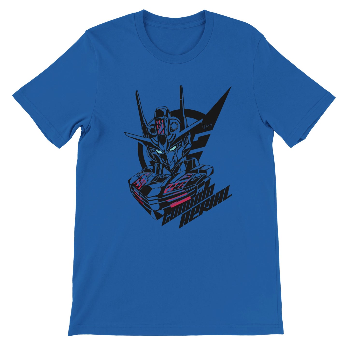 Gundam T-shirt - Gundam Aerial Artwork - Premium Unisex T-shirt