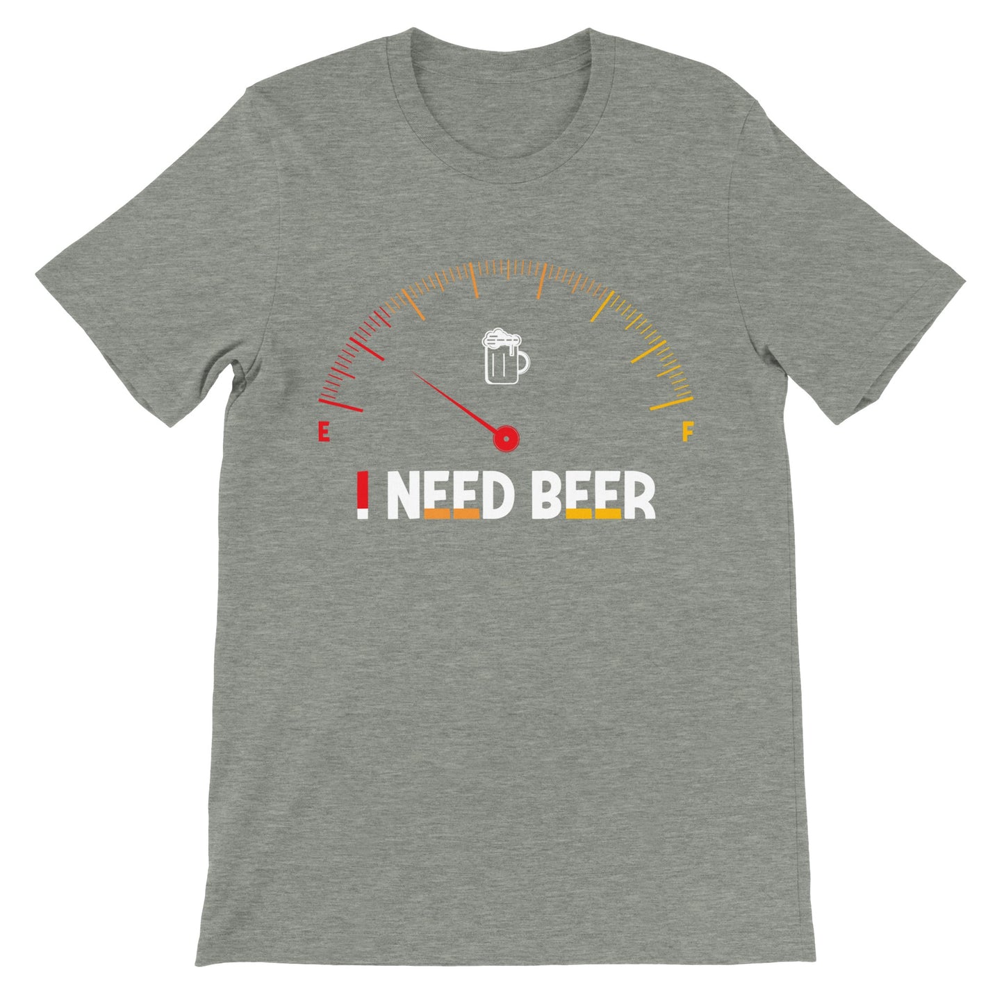 Funny T-shirts - I Need Beer - Premium Unisex T-shirt 