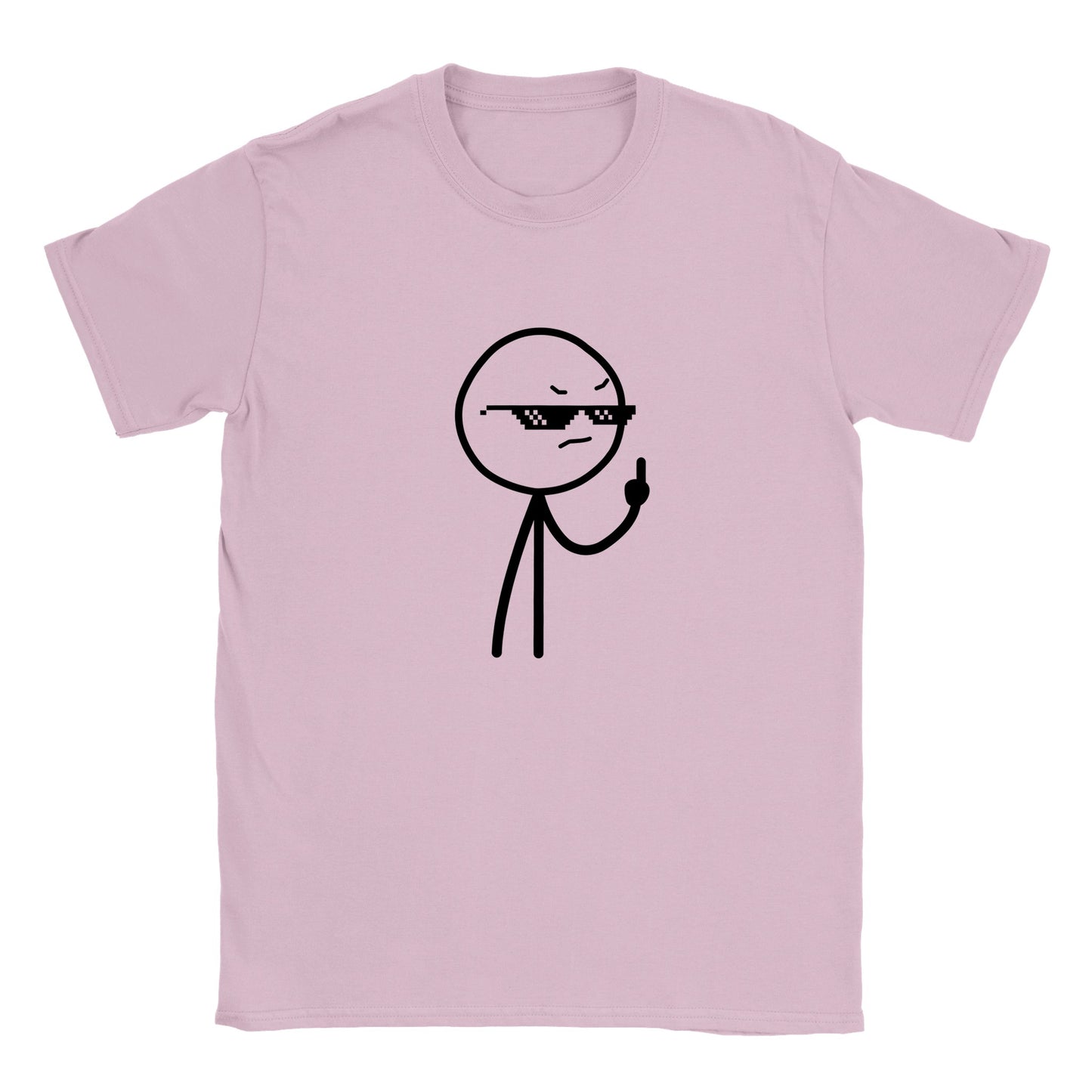 Funny T-Shirts - Middlefinger Thug Artwork Drawing - Classic Kids T-Shirt