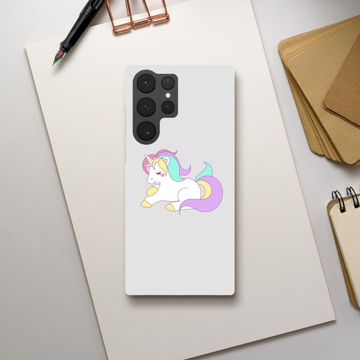 Slim Mobile Cover Artwork Einhorn – Iphone – Samsung