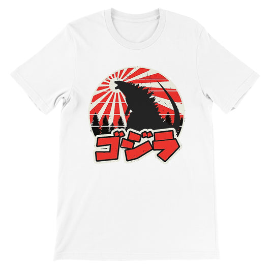 Film-T-Shirt – Gojira – Godzilla Japan Artwork – Premium Unisex T-Shirt 