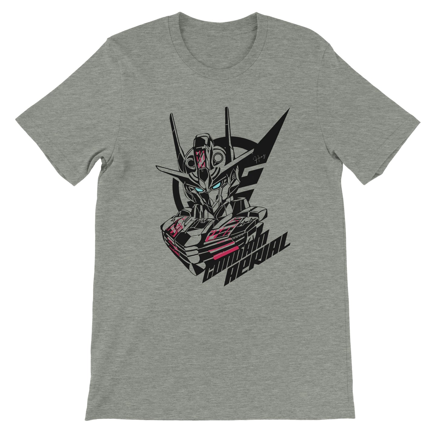 Gundam T-Shirt - Gundam Luftkunstwerk - Premium Unisex T-Shirt