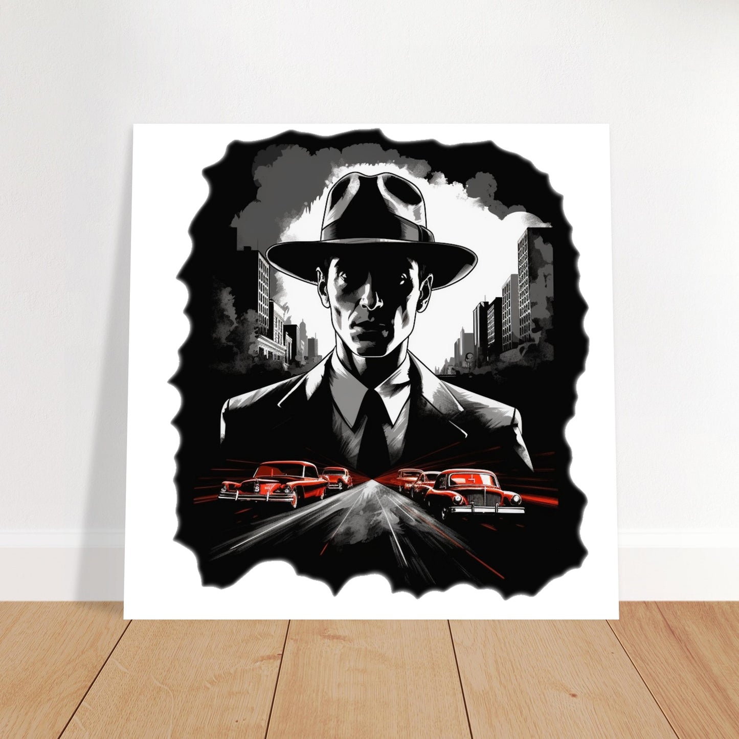 Poster – LA Noire Vnitage Artwork – Premium-Mattpapier 