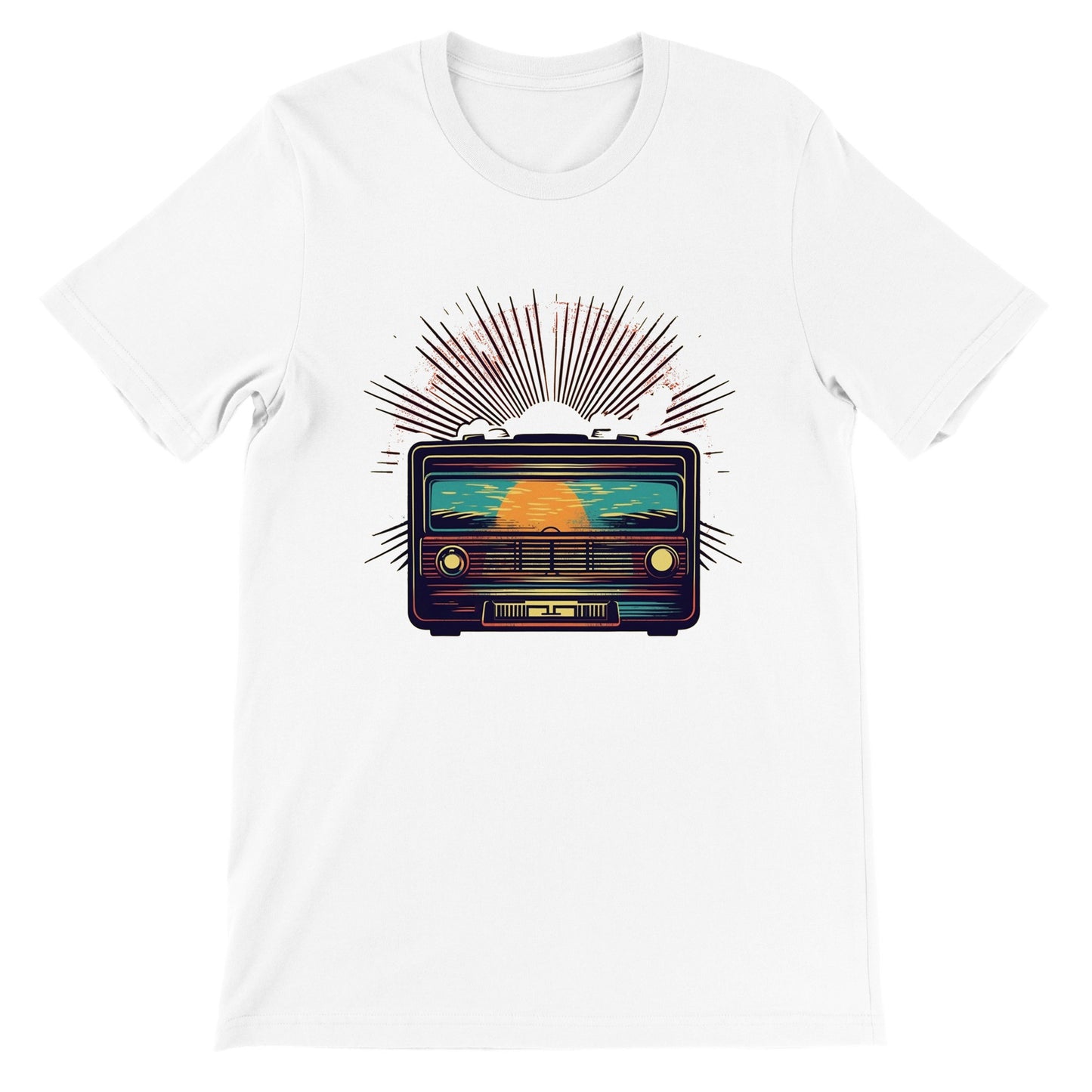 Artwork T-shirt - Vintage Radio Artwork - Premium Unisex T-shirt