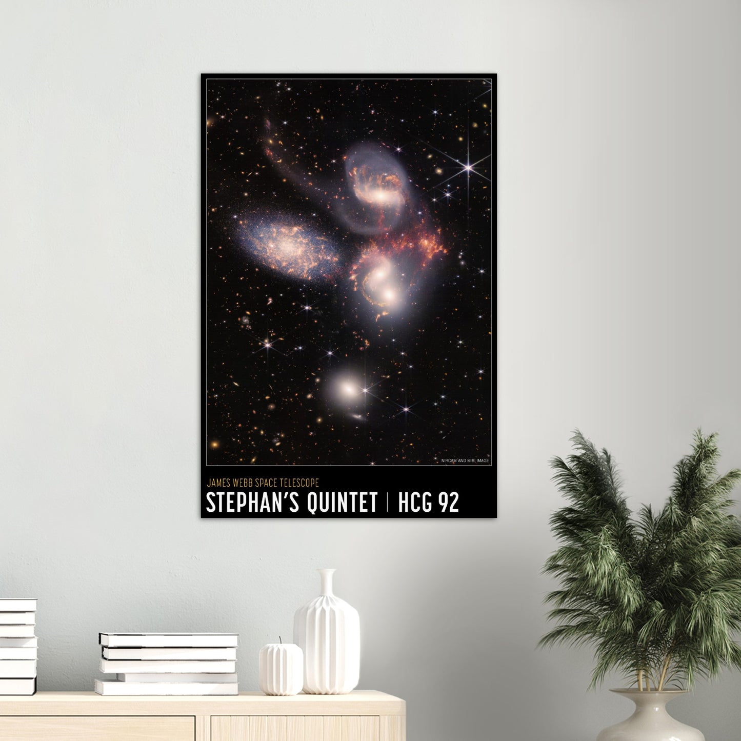 NASA Poster - Quintet Poster NASA's James Webb Space Telescope - Premium Matte Paper