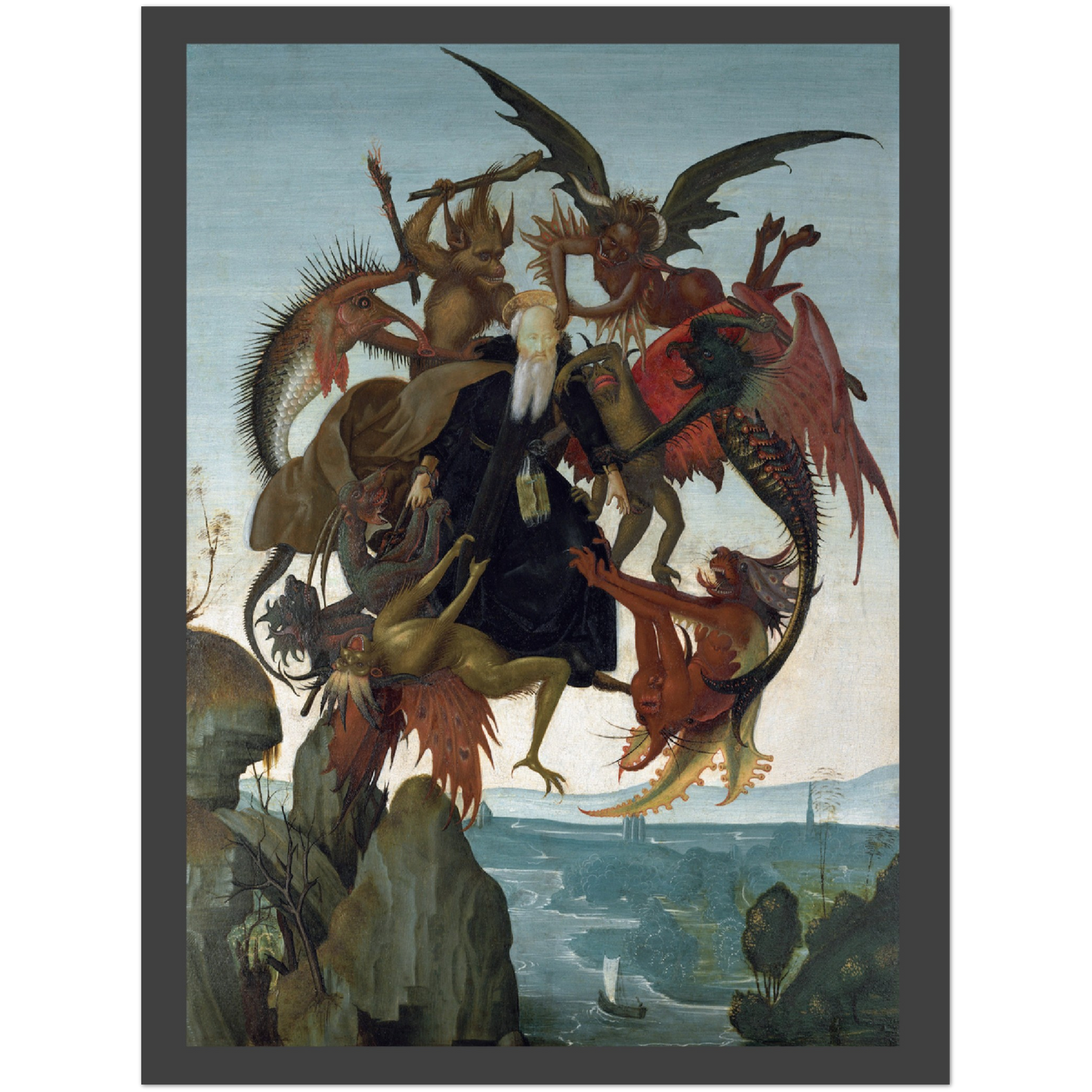 Poster - Michelangelo Buonarroti's The Torment of Saint Anthony - Premium Matte Poster Paper