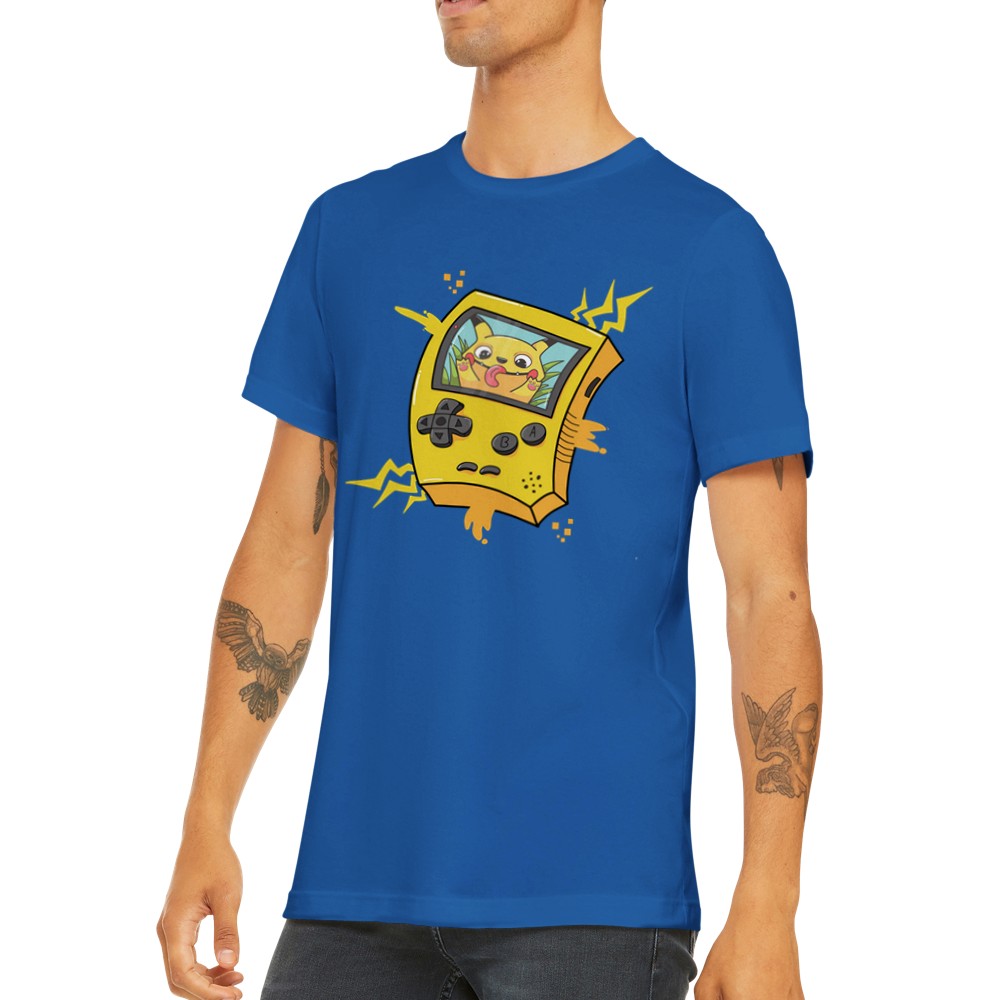 Gaming T-shirt - Pokemon Artwork - Pokemon Cartoon Art Premium Unisex T-shirt