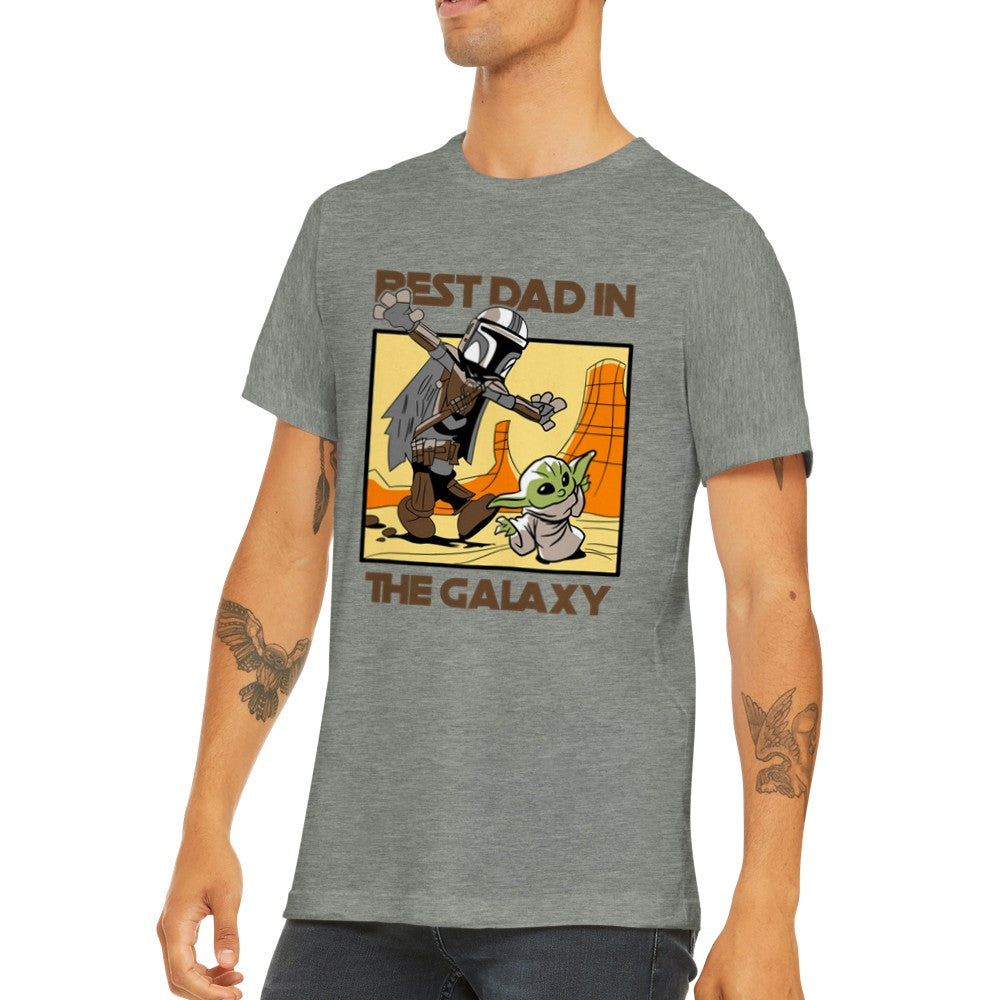 T-shirt - Funny Designs - Best Dad In The Galaxy Premium Unisex T-shirt