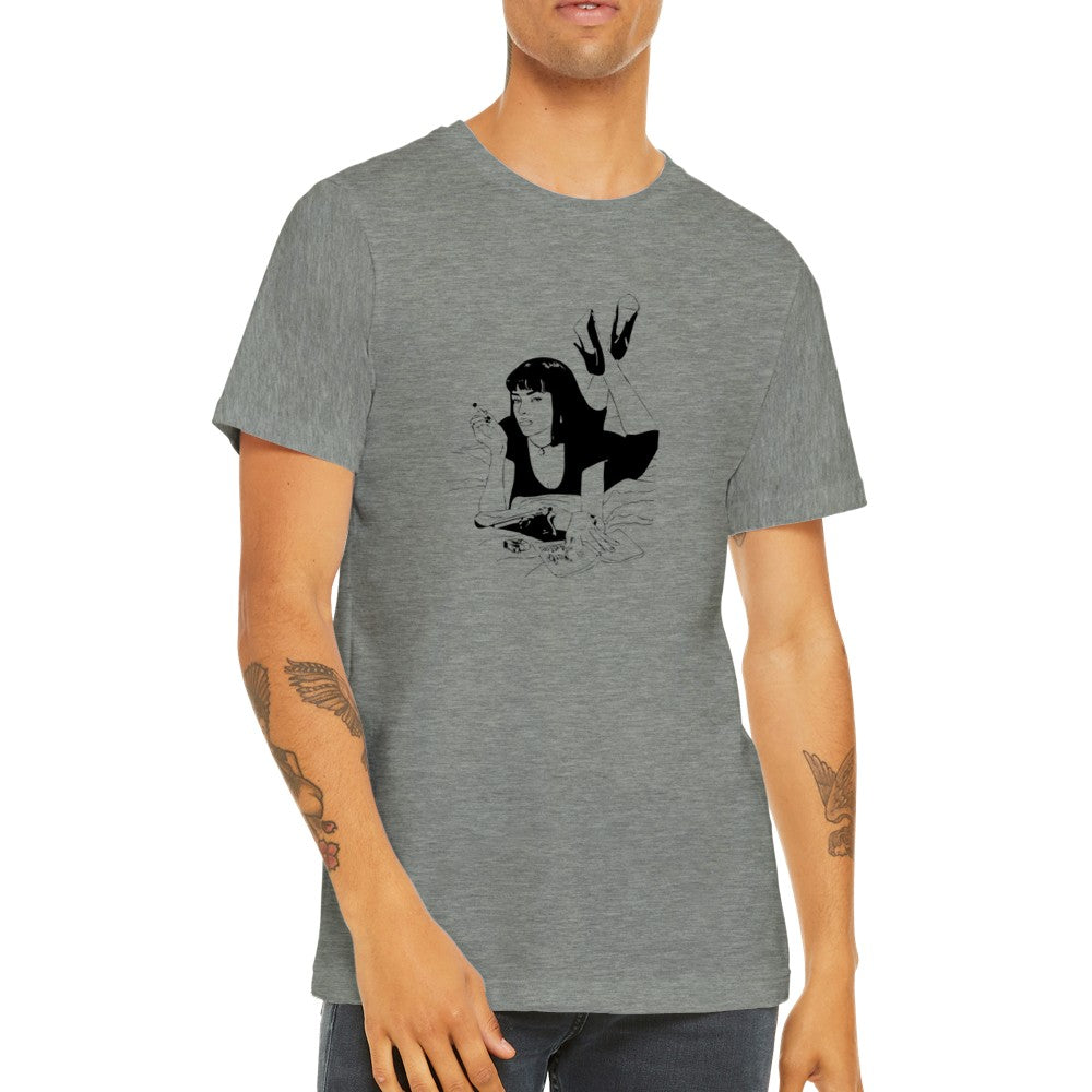 T-shirt - Fiction Artwork - Mia Drawing Style two - Premium Unisex T-shirt