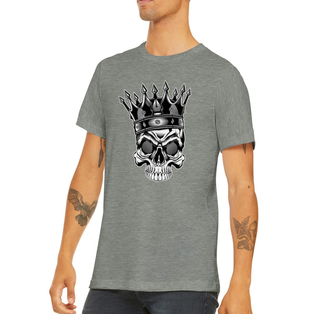 Citat T-shirts - King Of Skulls Premium Unisex T-shirt