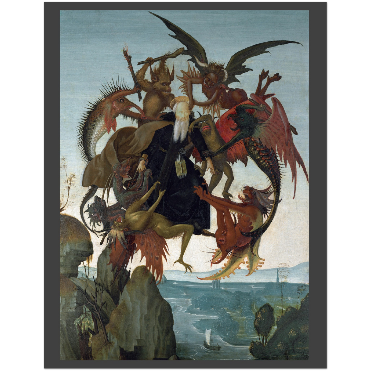 Poster - Michelangelo Buonarroti's The Torment of Saint Anthony - Premium Matte Poster Paper