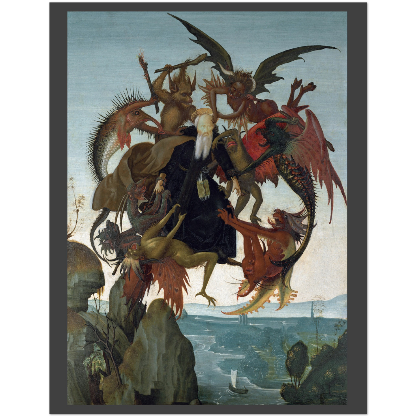 Poster – Michelangelo Buonarroti's The Torment of Saint Anthony – Hochwertiges mattes Posterpapier
