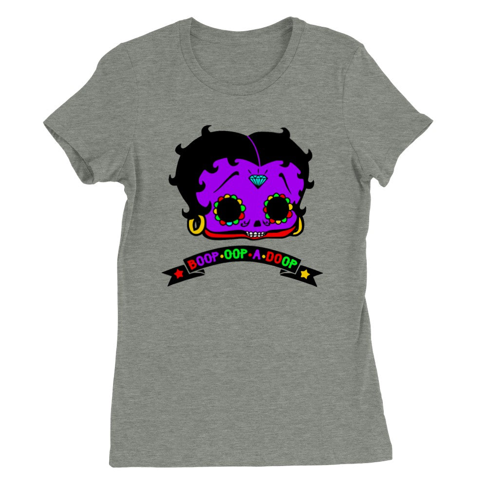 T-shirt - Betty Boop Zombie Not So Pretty Anymore Artwork - Premium Women's T-shirt