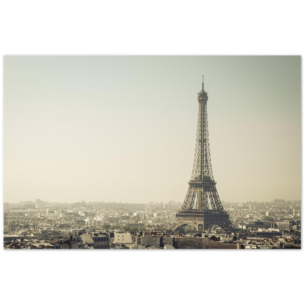 Poster – Eiffelturm Paris The Grey Tone – Hochwertiges mattes Papier