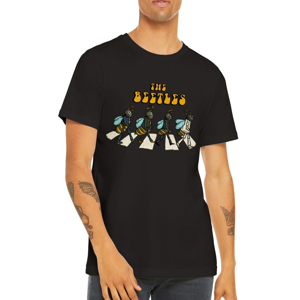 Musik T-Shirt - Lustige Designs Artwork - The Beetles Premium Unisex T-Shirt