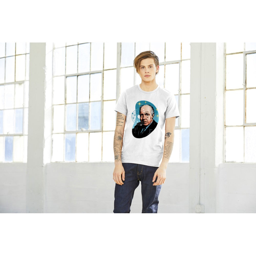 Celeb T-shirts - Niels Bohr Artwork - Premium Unisex T-shirt