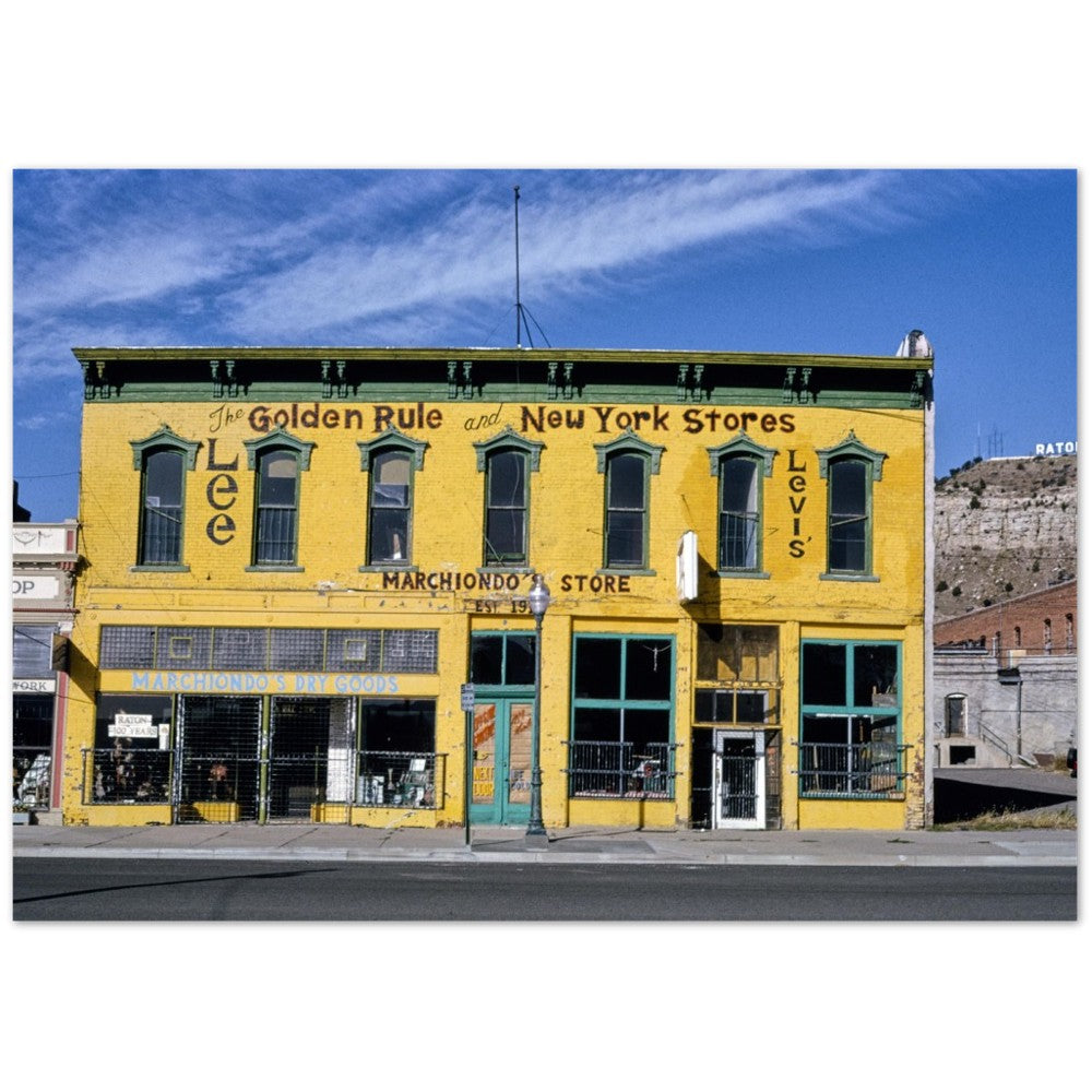 Plakat Golden Rule and New York Stores, Raton, New Mexico (1991) John Margolis