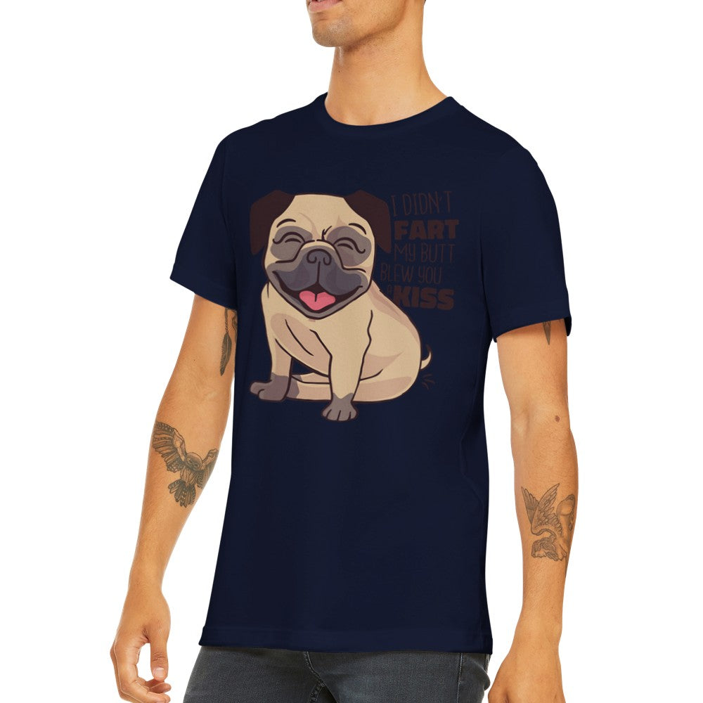 Quote T-shirt - Funny designs - French Bulldog I Didnt Speed ​​Premium Unisex T-shirt