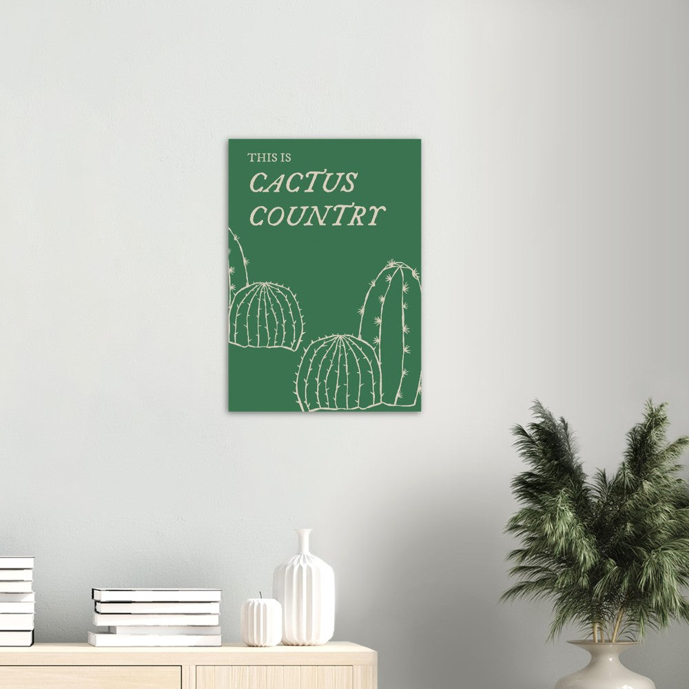 Poster - Retro Americana - This Is Cactus Country