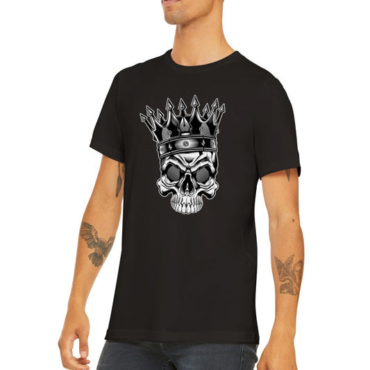 Zitat T-Shirts - King Of Skulls Premium Unisex T-Shirt 