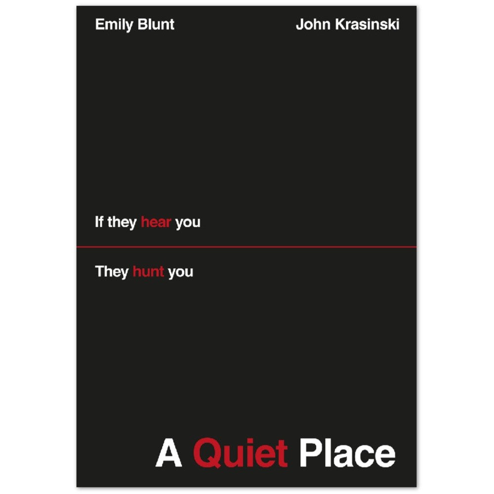 Filmplakat - A Quiet Place Artwork Poster 