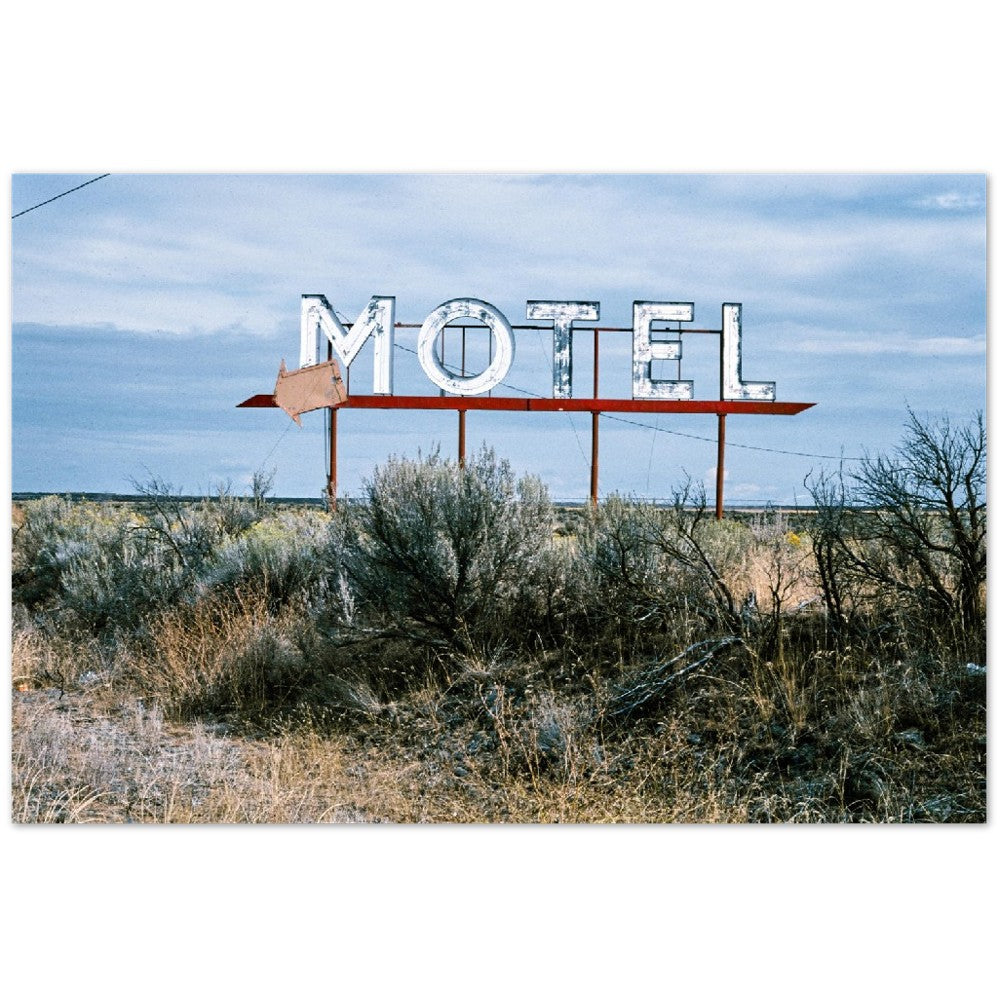 Poster - Motel Sign Grand Coulee Washington (2003) John Margolies
