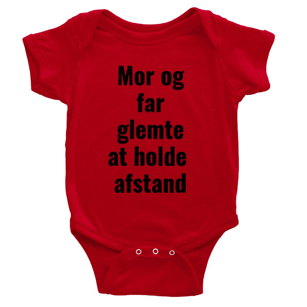 Classic Onesie baby bodysuit - Mom and Dad forgot to keep their distance