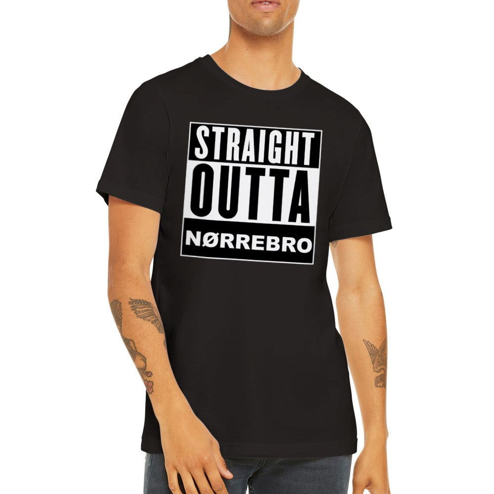 Jove By T-shirts - Straight Outta Nørrebro - Premium Unisex T-shirt