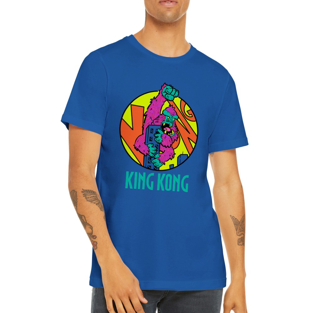 T-shirt - King Kong Artwork - Retro Cartoon Art Premium Unisex T-shirt