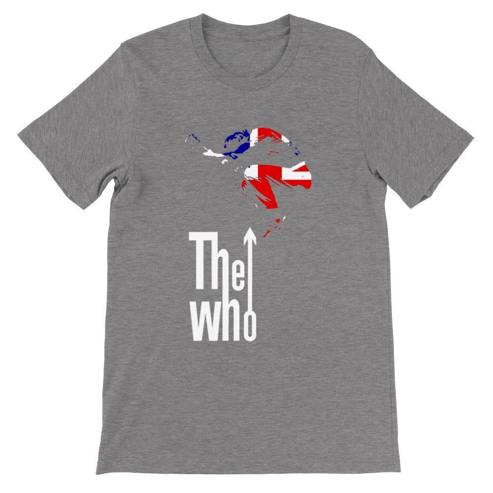 Music T-shirt - The Who Artwork - Britian Rocks Art Premium Unisex T-shirt