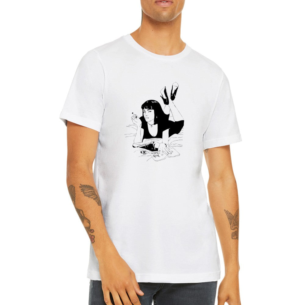 T-shirt - Fiction Artwork - Mia Drawing Style two - Premium Unisex T-shirt