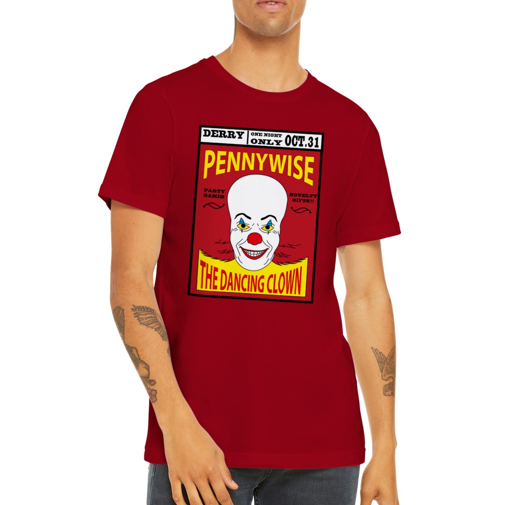 T-shirt - Clown Artwork - The Dancing Clown Premium Unisex T-shirt