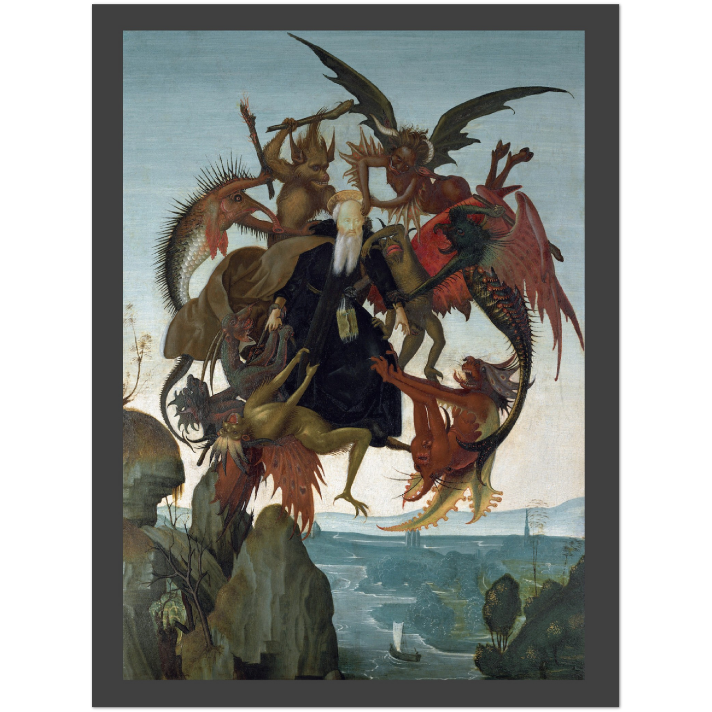 Poster - Michelangelo Buonarroti's The Torment of Saint Anthony - Premium Matte Poster Paper