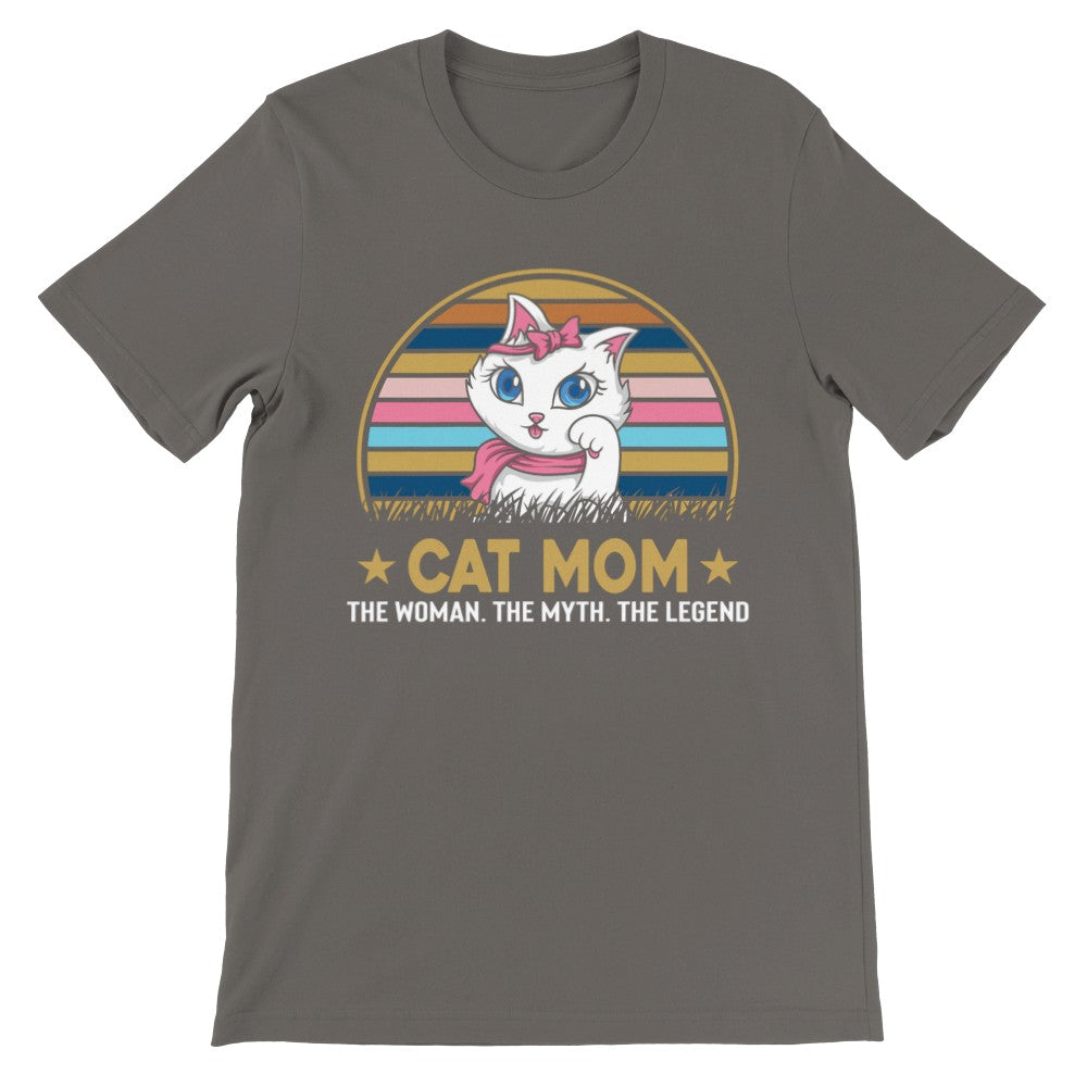 Lustige T-Shirts - Katze - Katzenmama - Premium Unisex T-Shirt 