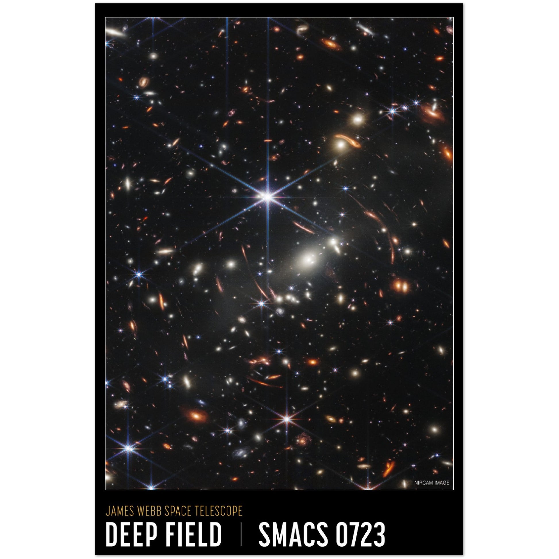 Webb's First Deep Field SMACS 0723 NASA’s James Webb Space Telescope plakat