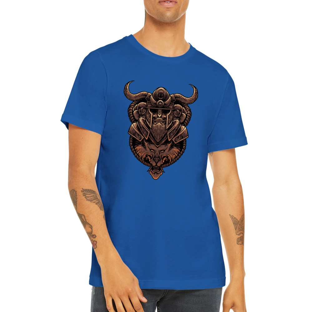 Artwork T-shirts - The Viking Wolf Artwork - Premium Unisex T-shirt