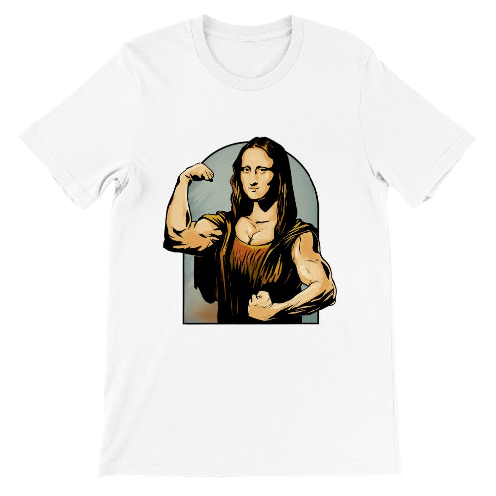 Citat T-shirt - Sjove Designs Artwork - Mona Lisa Flex Premium Unisex T-shirt