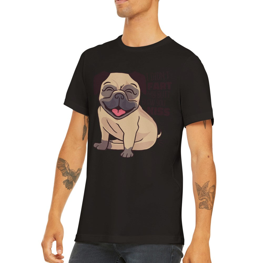 T-Shirt mit Spruch – Lustige Designs – Französische Bulldogge I Didnt Fart Premium T-Shirt