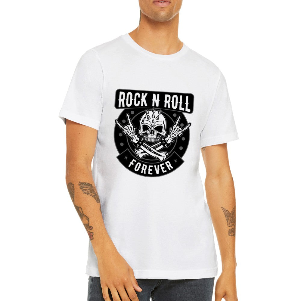Music T-Shirts - Rock N Roll Forever - Premium Unisex T-shirt