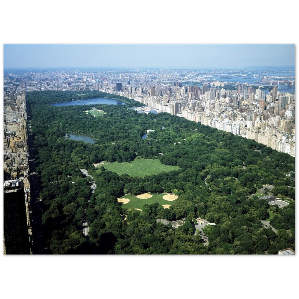 Plakat - New York Luftfoto af Central Park af Carol M. Highsmith - Premium Mat Papir