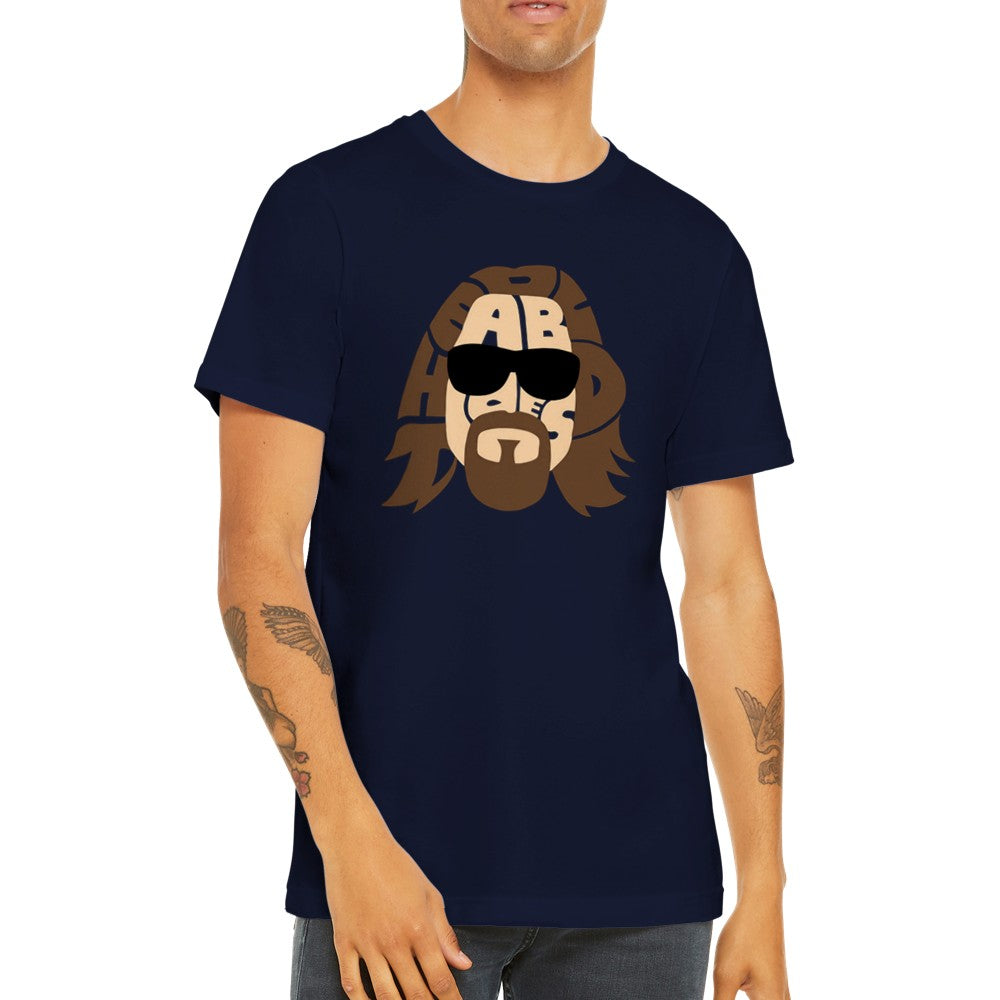 T-shirt - Lebowski Artwork - The Dude Sunglass - Premium Unisex T-shirt