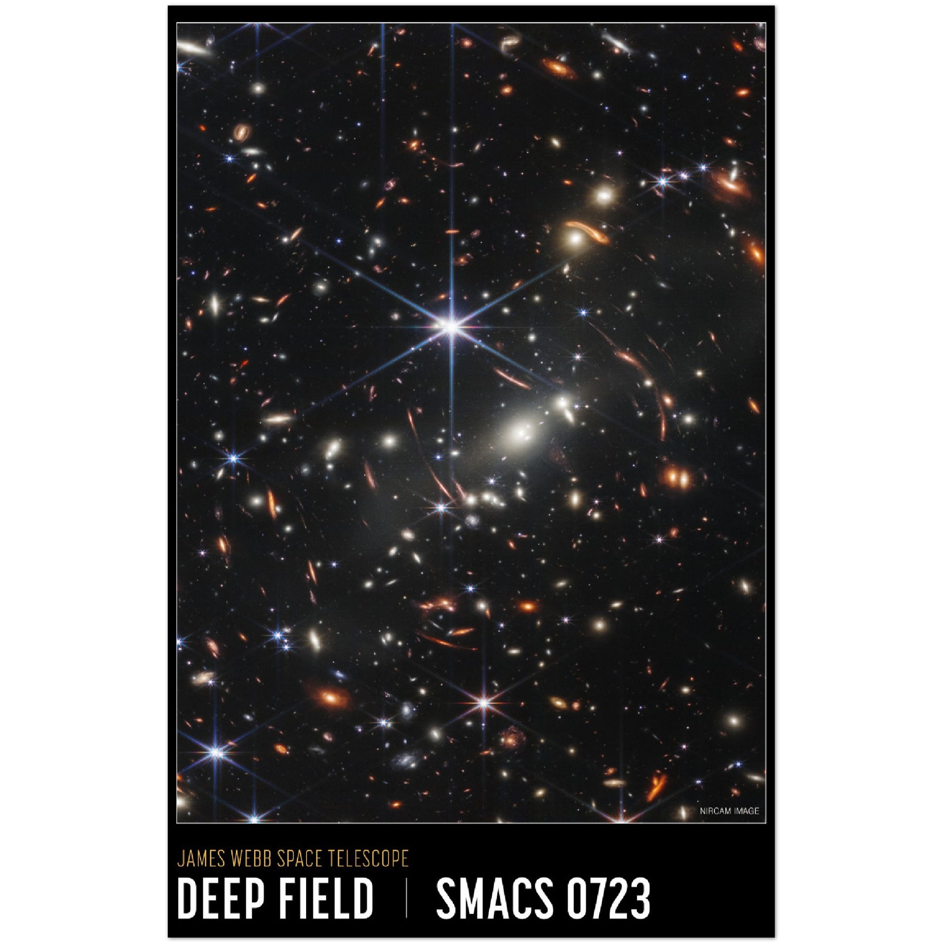 Webb's First Deep Field SMACS 0723 NASA’s James Webb Space Telescope plakat