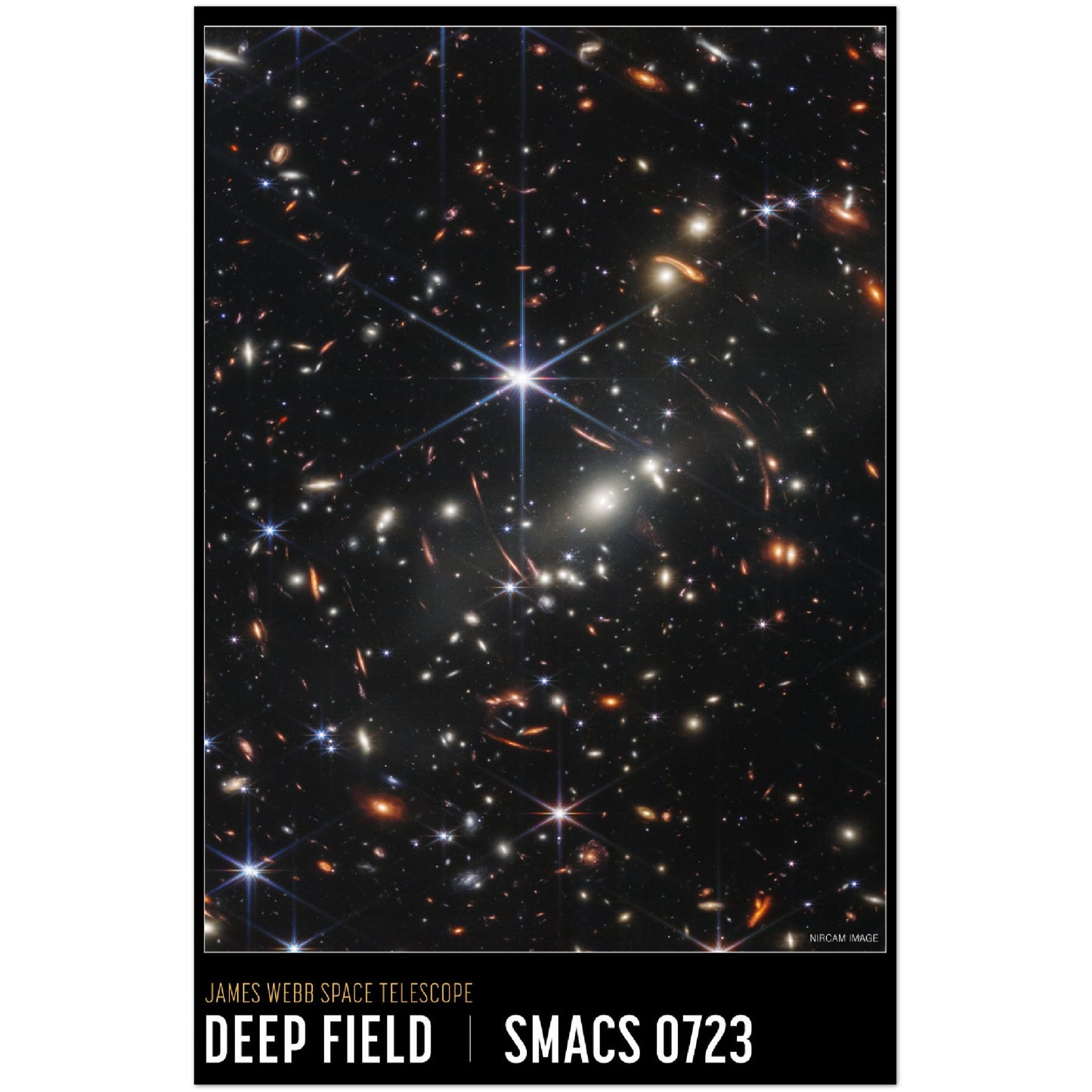 Webb's First Deep Field SMACS 0723 NASA’s James Webb Space Telescope plakat