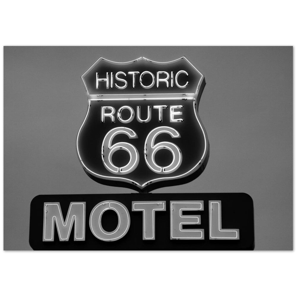 Poster Historic Route 66 Motel sign, Kingman, Arizona. from Carol M. Highsmith