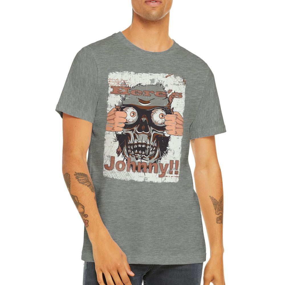 Movie Artwork T-shirts - Here's Johnny - Premium Unisex T-shirt