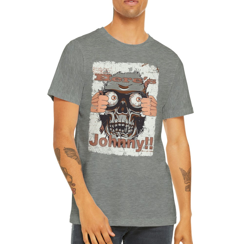 Film Artwork T-shirts - Heres Johnny - Premium Unisex T-shirt