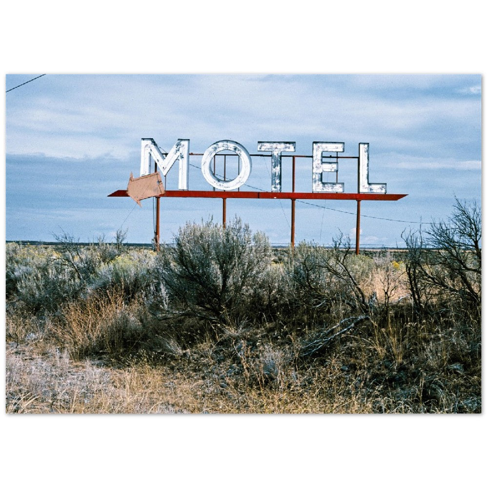 Poster - Motel Sign Grand Coulee Washington (2003) John Margolies