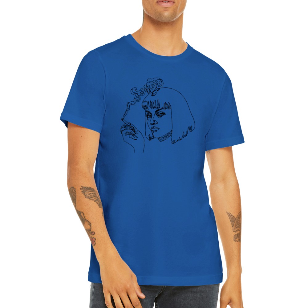 T-Shirt - Fiktionsgrafik - Mia Drawing Premium Unisex T-Shirt 