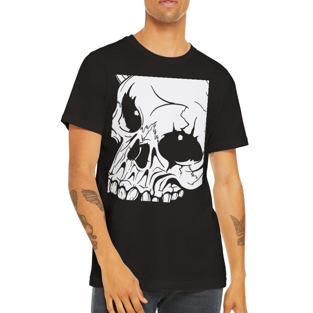 Artwork T-Shirts - Deamon Skull - Premium Unisex T-shirt